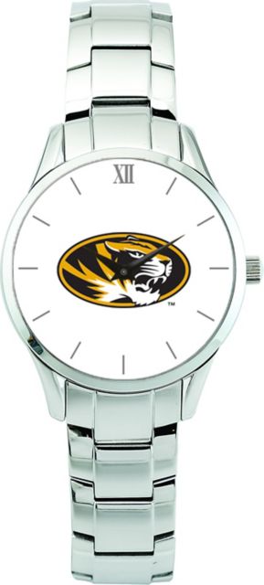Missouri Tigers CSI Men's Stainless Steel Wristwatch (Gift Boxed) Color Medallion - ONLINE ONLY