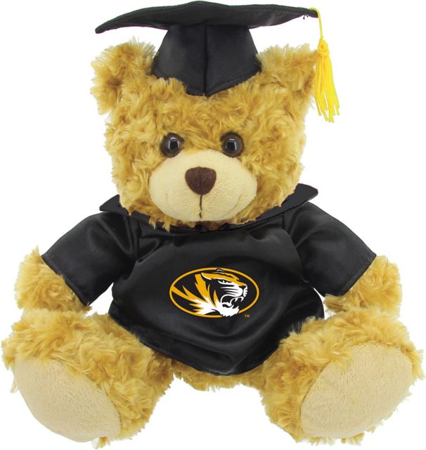 Missouri Tigers 12" Graduation Plush Bear - ONLINE ONLY