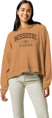 Missouri Tigers Women's Waffle Oversized Hooded Sweatshirt