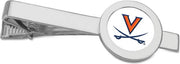 Virginia Cavaliers CSI Silver Tie Bar With Colored Medallion - ONLINE ONLY