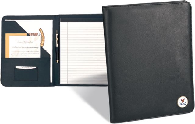 Virginia Cavaliers CSI Beautiful Writing Portfolio (Gift Boxed) With Colored Medallion - ONLINE ONLY