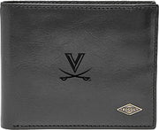 Fossil Leather Ryan RFID Flip ID Bifold - Black - ONLINE ONLY