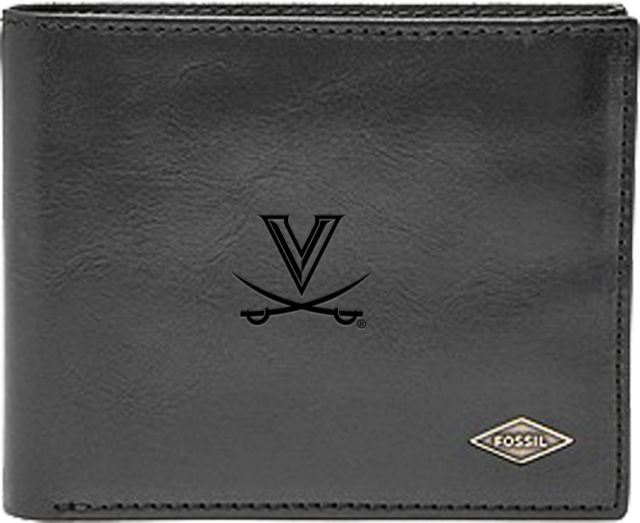 Fossil Leather Ryan RFID Flip ID Bifold - Black - ONLINE ONLY