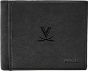 Fossil Leather Ingram RFID Bifold With Flip ID  - ONLINE ONLY