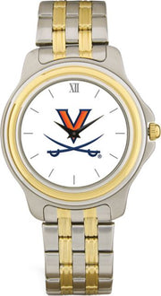 Virginia Cavaliers CSI Men's Two-Toned Wristwatch With Colored Medallion - ONLINE ONLY