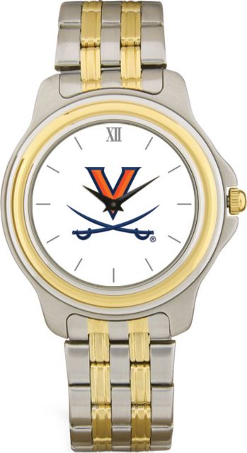 Virginia Cavaliers CSI Men's Two-Toned Wristwatch With Colored Medallion - ONLINE ONLY