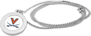 Virginia Cavaliers CSI Silver Pendant Necklace With Colored Medallion - ONLINE ONLY
