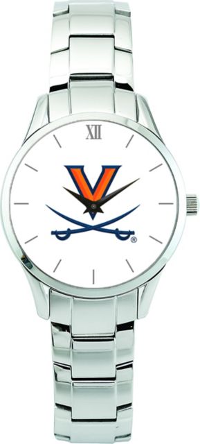 Virginia Cavaliers CSI Men's Stainless Steel Wristwatch (Gift Boxed) Color Medallion - ONLINE ONLY