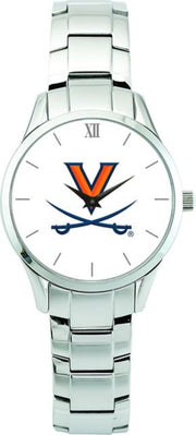 Virginia Cavaliers CSI Women's Stainless Steel Wristwatch (Gift Boxed) With Color Medallion - ONLINE ONLY