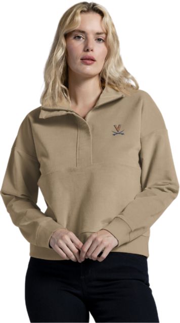 Virginia Cavaliers Women's Stretch Corded 1/2 Zip