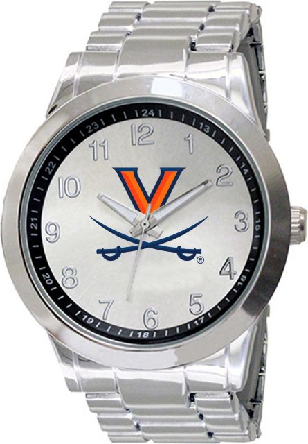 Virginia Cavaliers 44mm Men's Stainless Steel Watch