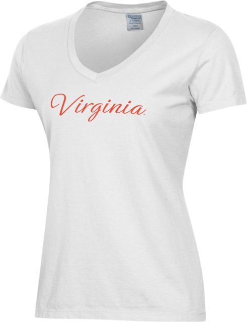 Virginia Cavaliers Women's V-Neck Short Sleeve T-Shirt