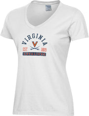 Virginia Cavaliers Women's V-Neck Short Sleeve T-Shirt