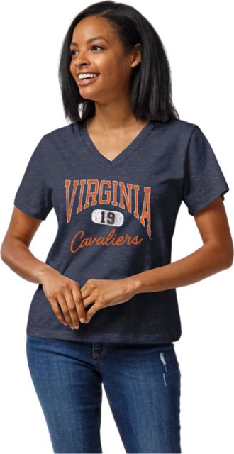 Virginia Cavaliers Women's V-Neck Short Sleeve T-Shirt