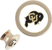 Colorado Buffaloes CSI Gold Lapel Pin with Colored Medallion - ONLINE ONLY