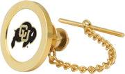 Colorado Buffaloes CSI Gold Tie Tack/Lapel Pin Gift Boxed with Colored Medallion - ONLINE ONLY