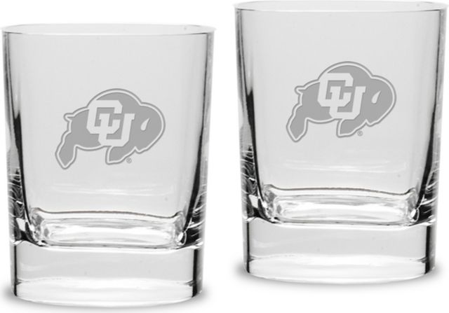 Set of 2 Luigi Bormioli Rounded Square Double Old Fashion Glass - 11.75 oz- ONLINE ONLY