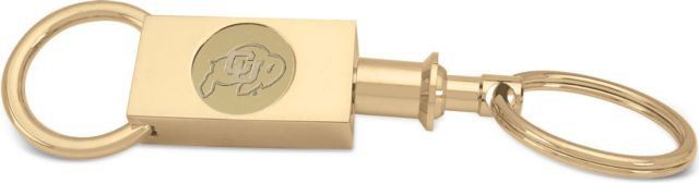 Gold Two-Section Key Ring - ONLINE ONLY