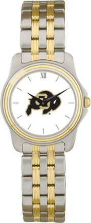 Colorado Buffaloes CSI Women's Two-Tone Wristwatch with Colored Medallion - ONLINE ONLY
