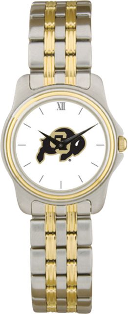 Colorado Buffaloes CSI Women's Two-Tone Wristwatch with Colored Medallion - ONLINE ONLY