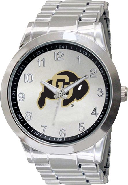 Colorado Buffaloes 44mm Men's Stainless Steel Watch - ONLINE ONLY