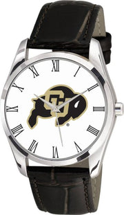 Colorado Buffaloes 36mm Men's Leather Watch - ONLINE ONLY