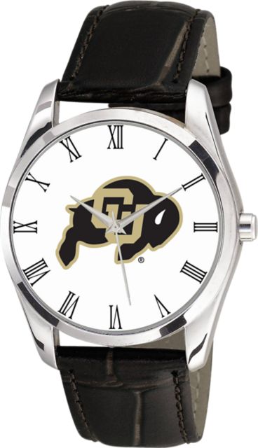 Colorado Buffaloes 36mm Men's Leather Watch - ONLINE ONLY