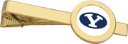 BYU Cougars CSI Gold Tie Bar With Colored Medallion