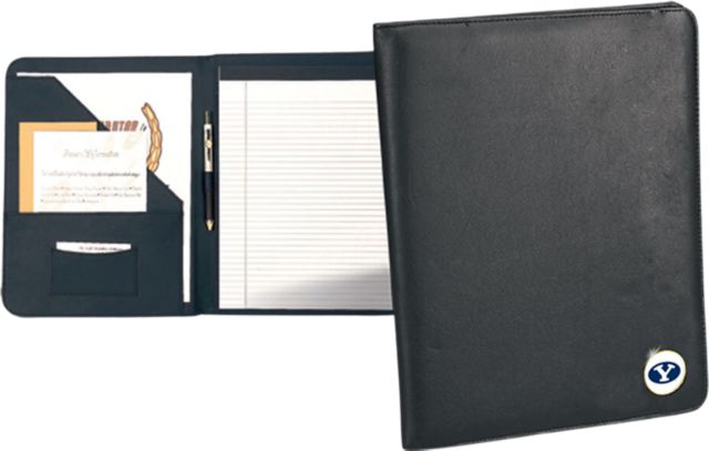 BYU Cougars CSI Beautiful Writing Portfolio (Gift Boxed) with Colored Medallion - ONLINE ONLY