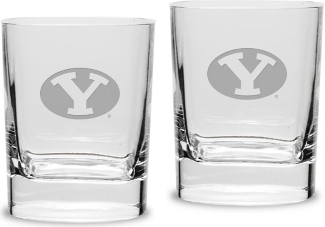 Set of 2 Luigi Bormioli Rounded Square Double Old Fashion Glass - 11.75 oz- ONLINE ONLY