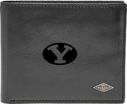 Fossil Leather Ryan RFID Flip ID Bifold - Black - ONLINE ONLY