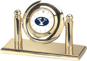 BYU Cougars CSI Arcade Desk Clock with Colored Medallion - ONLINE ONLY