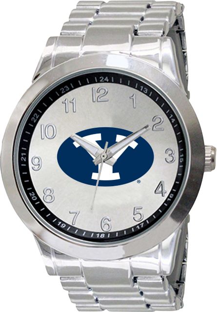 BYU Cougars 44mm Men's Stainless Steel Watch - ONLINE ONLY