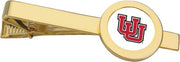 Utah Utes CSI Gold Tie Bar With Colored Medallion