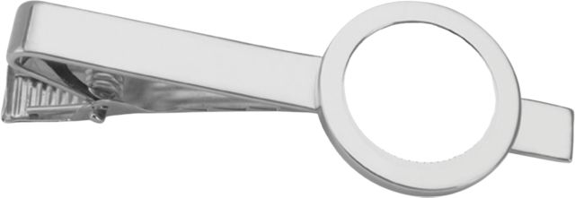 Utah Utes CSI Silver Tie Bar With Colored Medallion