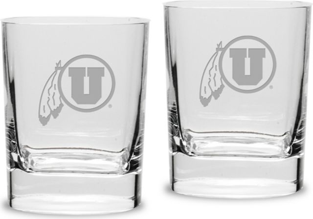 Set of 2 Luigi Bormioli Rounded Square Double Old Fashion Glass - 11.75 oz- ONLINE ONLY