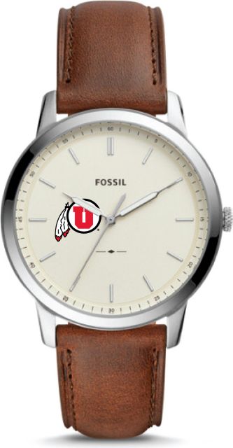 Fossil The Minimalist Three-Hand Brown Leather Watch - ONLINE ONLY