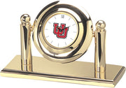 Utah Utes CSI Arcade Desk Clock with Colored Medallion - ONLINE ONLY