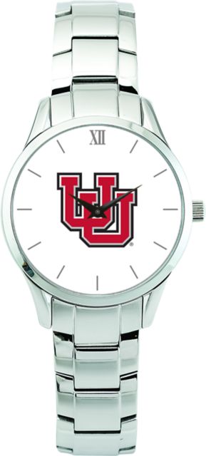 Utah Utes Women's Sterling Silver Watch - ONLINE ONLY