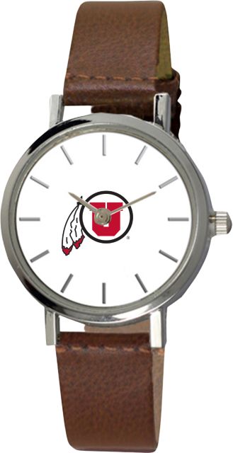 Utah Utes 28mm Ladies Leather Watch - ONLINE ONLY