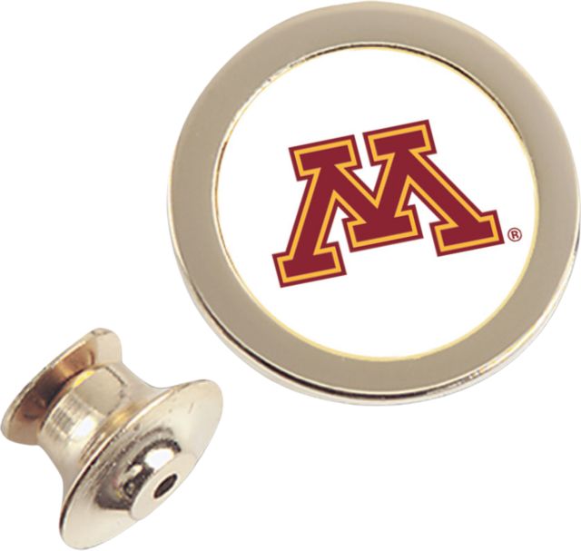 Minnesota Golden Gophers CSI Gold Lapel Pin with Colored Medallion - ONLINE ONLY