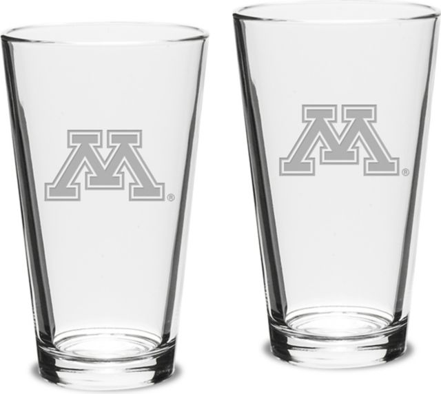 Set of 2 Crystal Mixing Glasses - 16 oz- ONLINE ONLY