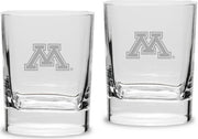 Set of 2 Luigi Bormioli Rounded Square Double Old Fashion Glass - 11.75 oz- ONLINE ONLY