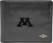 Fossil Leather Ryan RFID Flip ID Bifold - Black - ONLINE ONLY