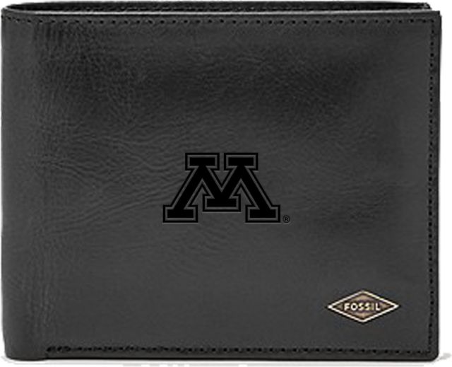 Fossil Leather Ryan RFID Passcase - Black - ONLINE ONLY
