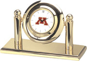 Minnesota Golden Gophers CSI Arcade Desk Clock with Colored Medallion - ONLINE ONLY