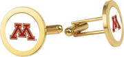 Minnesota Golden Gophers CSI Gold Cufflinks (Gift Boxed) with Colored Medallion - ONLINE ONLY