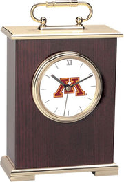 Minnesota Golden Gophers CSI Le Grande Carriage Clock with Colored Medallion - ONLINE ONLY