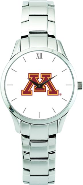 Minnesota Golden Gophers Women's Sterling Silver Watch - ONLINE ONLY