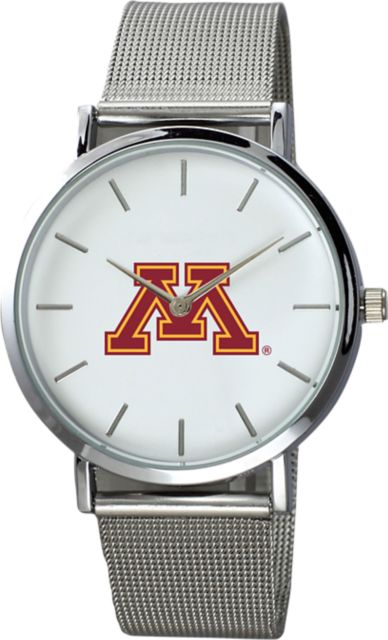 Minnesota Golden Gophers 40mm Stainless Steel Watch - ONLINE ONLY